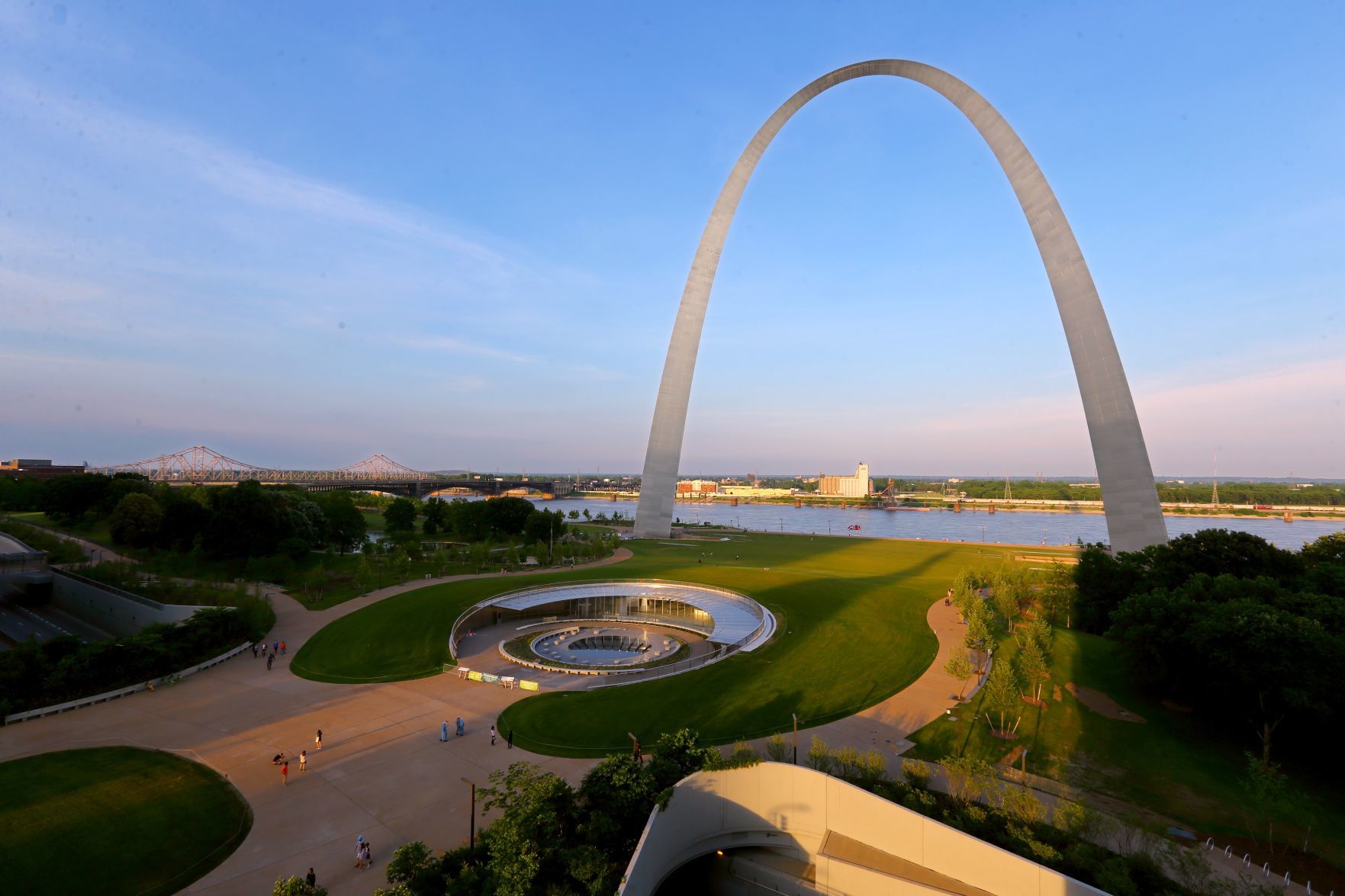 St. Louis Arch and redesigned entrance